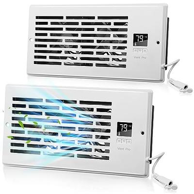 BIOWIND Quiet Register Booster Fan, Smart Register Vent Fits 4 x