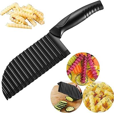 Potato Chipper French Fries Slicer Chip Cutter Chopper Maker Slicer + 2  Blades