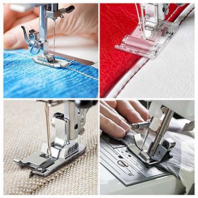 Sew Magnetic Seam Guide, Buddy Sew Rolled Hem, Buddysew Magnetic Seam Guide  Sewing Rolled Hemmer Foot, Wide Rolled Hem Pressure Foot Sewing Machine  Hemmer Foot Presser Foot (3PCS) 