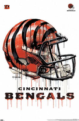 Trends International Nfl Cincinnati Bengals - Drip Helmet 20