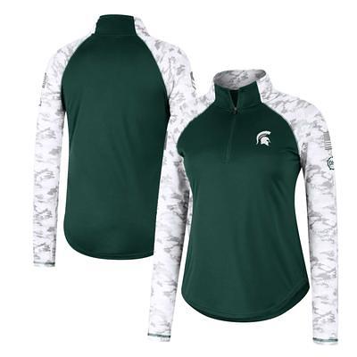 Men's Colosseum Olive/Camo Oklahoma State Cowboys OHT Military Appreciation Raglan Pullover Hoodie Size: Large