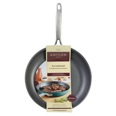 MICHELANGELO 12 Inch Frying Pan with Lid, Hard Anodized Frying Pan, Frying  Pans Nonstick with Lids, 12 Inch Skillets with Lid, Large Frying Pan  Nonstick with Helper Handle, Induction Frying Pans 12