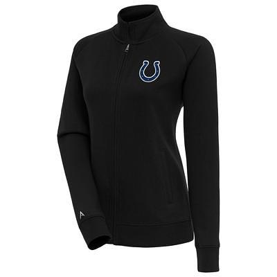 Men's Antigua Royal Indianapolis Colts Wordmark Victory Full-Zip Hoodie Size: Small