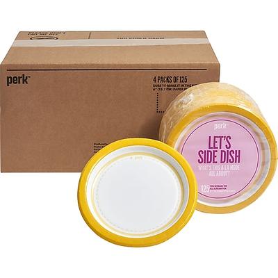 Perk™ Economy Paper Plates, 6, White, 1000/Carton (PK56517