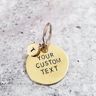 Custom Alphabet Keychain/Bag Tag