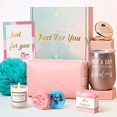  Birthday Gifts for Women, Relaxing Spa Gift Box Basket For Her  Mom Sister Best Friend Unique Happy Birthday Bath Set Gift Ideas Mothers  Day Gifts From Daughter Son 30th 40th 50th