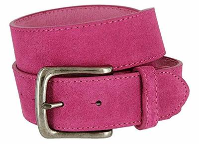 HUGO - Smooth-leather belt with antique-brass buckle