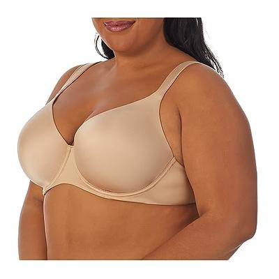 DREAMFIT Underwear for Women Plus Size Full Coverage Microfiber Underwire  Everyday Smoothing Tshirt Bra - 38DD Tawny - Yahoo Shopping