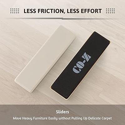  CO-Z Furniture Sliders - 8 Pack, 3 1/2 Reusable