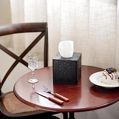 Ceramic Tissue Box Cover Napkin Holder for Countertop Living Room
