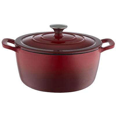 The cellar Enameled Cast Iron 10.5 Grill Pan, Created for Macy's, Red