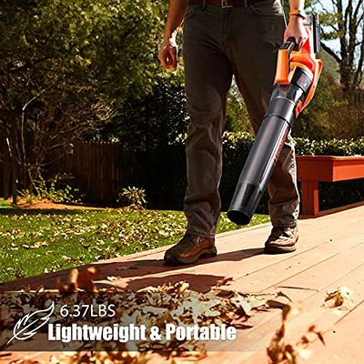 LawnMaster CLBL4016A Cordless Leaf Blower 40V Max with 2.0Ah,Battery  Powered Leaf Blower Lightweight for Lawn Care, Leaves and Snow Blowing( Battery & Quick Charger) - Yahoo Shopping