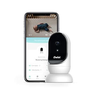  Owlet Cam Smart Baby Monitor - HD Video Monitor with Camera,  Wide Angle Lens, Audio and Background Sound, Encrypted WiFi, Motion and  Sound Notifications, Humidity, Room Temp, Night Vision, 2-Way Talk 