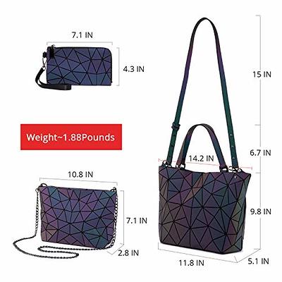 Geometric Luminous Crossbody Bag