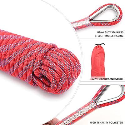 10MM 10M Rock Climbing Rope Static Rope Rappelling Safety Rescue