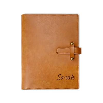 Personalized A4 sketchpad cover case, Leather sketchbook cover for