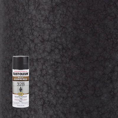 Rust-Oleum Stops Rust Flat Black Spray Paint (NET WT. 12-oz) in the Spray  Paint department at