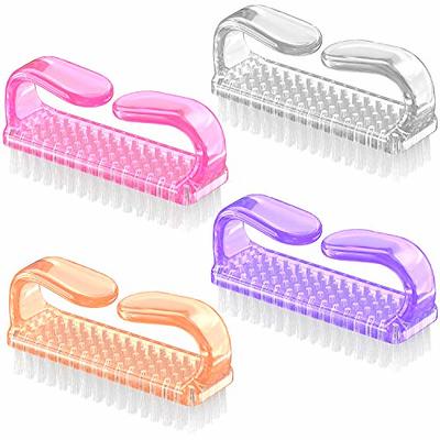 Larbois Handle Grip Nail Brush, Nail Brushes Hand Fingernail Brush Cleaner  Scrubbing Kit Pedicure for Toes and Nails Men Women (4 Pack) - Yahoo  Shopping