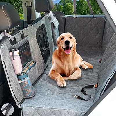 Dog Seat Covers for Backseat Car Hammock for Dogs Waterproof Mesh Window Dogs  Car Seat Protector Cover for Back Seat Pet Car Seat Cover Dogs Hammock for  SUVs/ Trucks