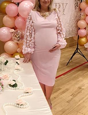 pink baby shower dress