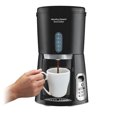 Hamilton Beach 14-Cup Black Programmable Front-Fill Coffee Maker 46390