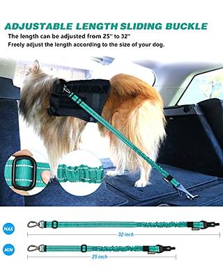  Dog Seat Belt 3-in-1 Car Harness for Dogs Adjustable