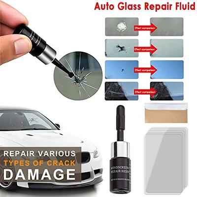 Nano Glass Repair Fluid, Automotive Glass Nano Repair Fluid Kit, Nano Fluid  Glass Repair Cracked Car Windshield Repair Kit, Automotive Nano Fluid Glass  Filler Vehicle Windscreen Tool for Fixing Chips