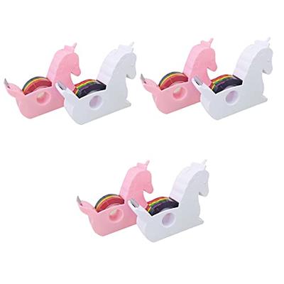 LKYUYV Tape Dispenser, Heat Press Tape Dispenser, Desk Heat Tape Dispenser 6.3 x 2.5 x 3.4 inch, Holder Fits 1 and 3 Core,Nonskid