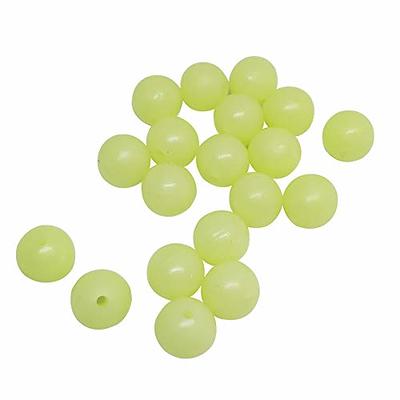 M METERXITY 200 Pcs Glow Fishing Beads - Plastic Luminous Round Soft Bait  Egg Lure Rigs Apply to Outdoor Tackle Tool (5mm, White) - Yahoo Shopping