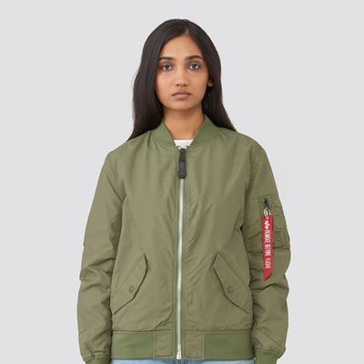 Alpha Industries W L-2B Bomber Scout Jacket - Green - Shopping Yahoo - L