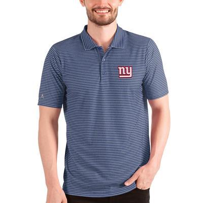 Men's Antigua Charcoal New York Giants Compass Polo