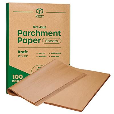 Katbite 12x16 Inch Parchment Paper Sheets, Pre cut Unbleached