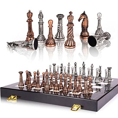 Trademark Games Modern Chess Set - Acrylic Chess Board with 32 Colorful Game  Pieces 83-DT6137 - The Home Depot