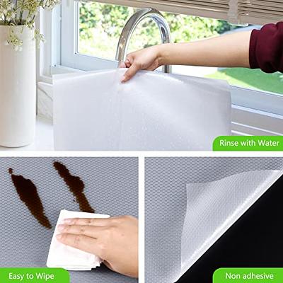 Shelf Liners for Kitchen Cabinets Refrigerator Liners Waterproof Kitchen  Cupboard Liner Non-Slip Drawer Mats EVA Material Non Adhesive Fridge Mats  for Shelves - Clear 11.8 x 59 Inches - Yahoo Shopping