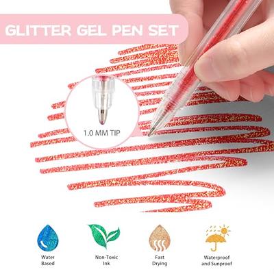 HUJUGAKO 264 Pack Gel Pens Set,132 Colored Gel pen with 132 Refills 100%  More Ink, Include Glitter Metallic Pastel Neon Morandi Gel Pens for Adults