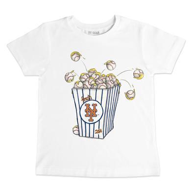 Youth Tiny Turnip White New York Yankees Sundae Helmet T-Shirt 