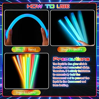 Lewtemi 10 Pcs Large Jumbo Glow Sticks, 14 or 16 Inch Emergency Light Sticks  Military Grade Glow in The Dark Party Supplies for Camping, Christmas, New  Year(Multicolor, 14 Inch) - Yahoo Shopping