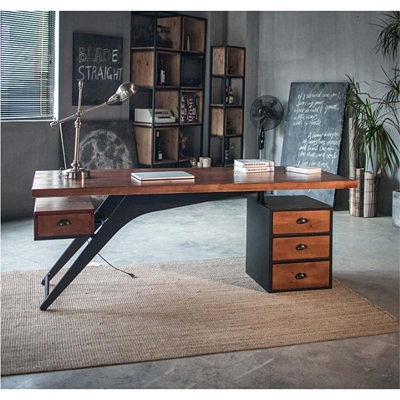 Large Reclaimed Wood Office Desk, Barnwood Computer Desk, Reclaimed Wood  Desk, Solid Wood Writing Desk, Rustic Wood Straight Desk 