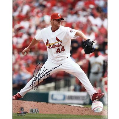 Adam Wainwright & Yadier Molina St. Louis Cardinals Multi-Signed 8 x 10  Standing Together Photograph