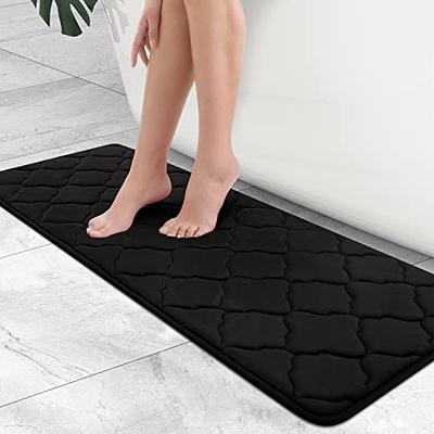 Olanly OLANLY Luxury Bathroom Rug Mat 47x17, Extra Soft and