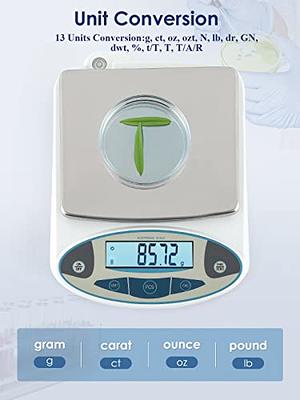 CGOLDENWALL Lab Scale 5000gX0.01 Gram High Precision Laboratory Balance  Electronic Scientific Weighing Scale Without Calibration Weight 110V -  Yahoo Shopping