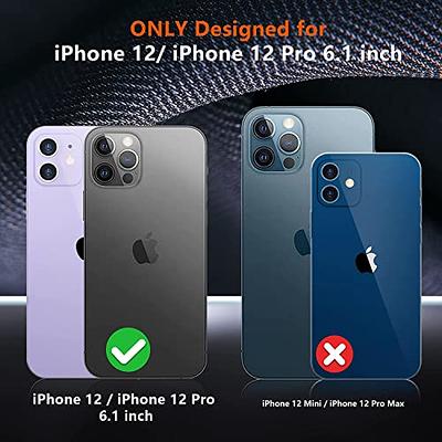 for iPhone 12 Case iPhone 12 Pro Case Shockproof Dropproof Heavy Duty 3  Layers Full Body Protection Phone Case for Apple iPhone 12 & 12 Pro 6.1  inches