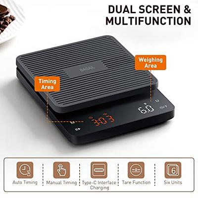 Easy@Home Digital Multifunction Kitchen and Food Scale with High Precision to 0.01oz and 11 lbs capacity