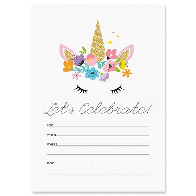 Blank Invitations 