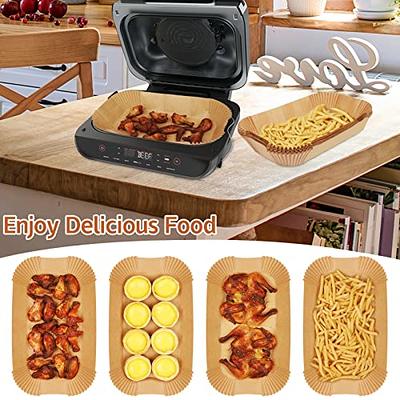 9 Inch Air Fryer Disposable Paper Liner 125PCS, [ XL ] Non-stick Parchment  Liners for 5-6QT Air Fryer, Oil Resistant, Waterproof, Food Grade Baking