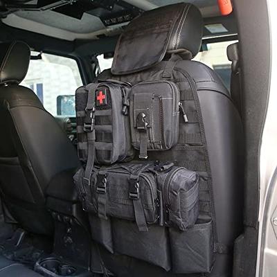 Truck Seat Back Organizer Tactical MOLLE Car Cover Vehicle Panel Storage  Bag