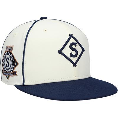 Rings & Crwns Navy Detroit Stars Snapback Hat