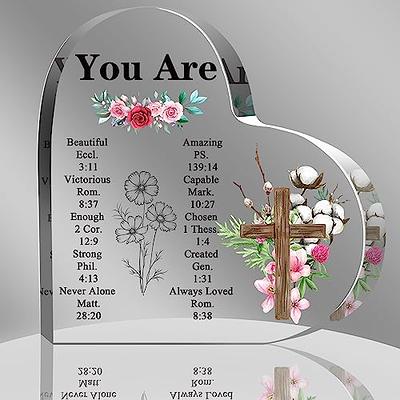 JUNQIU Christian Gifts for Women, Inspirational Gifts for Women Religious,  Bible Verse and Encouragement Spiritual Gifts, Gifts for Women, Mom