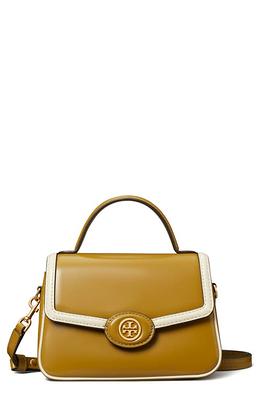 Tory Burch Robinson Quilted Leather Shoulder Bag in Bricklane