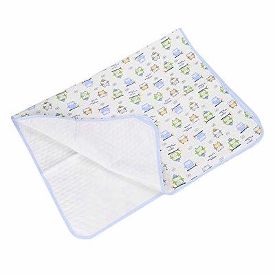 2 Pack Waterproof Crib Mattress Protector Pad Flannel Crib Protector Pad  Incontinence Pad Wetting Reusable Waterproof Cover 100% Water Resistant  Cotton Sheet Savers for Baby 28*52 